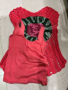 Coral Pink Tank Top