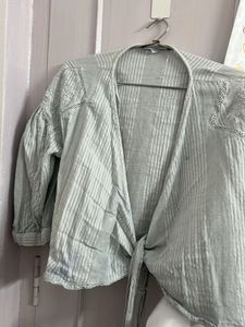 Zara Wrap Around Belt Top