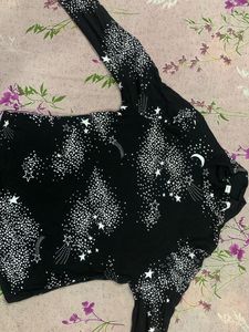 Starry Turtle Neck Tee