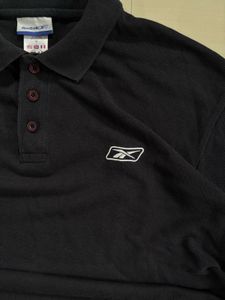 Rebook Black Polo vintage Tee