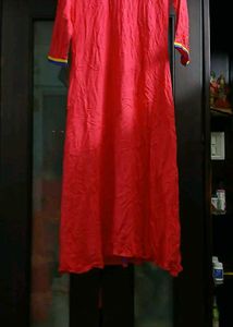Embroidered Colourful Kurta - L Size