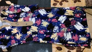 Vibrant Abstract Print Kurta Set