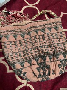 Embroidered Potli Bag For Party &amp; Wedding
