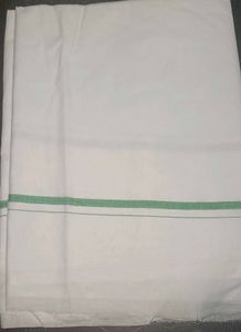 2 piece Men's White Ethnic Dhoti