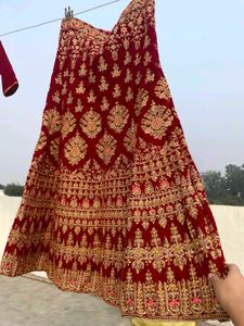Maroon Bridal Lehenga