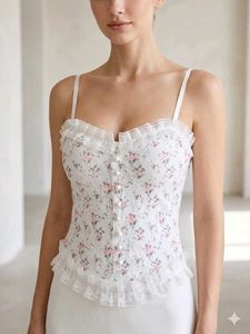 Floral Lace Corset Top