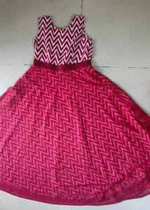 Chic Chevron Print Dress