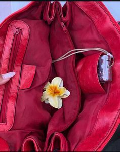 Cleo &amp;Patek Genuine Leather red shoulder Bag.