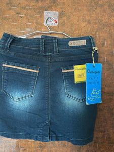 girls denim skirt