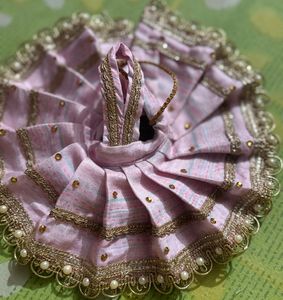 Beautiful Pink laddu gopal ji ki poshak only 1 pic