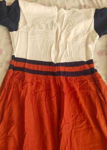Color Block Tiered Maxi Dress
