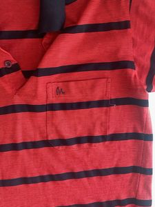 Men's Striped Polo T-Shirt