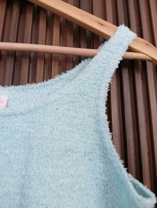 Cozy Fuzzy Cropped Tank Top