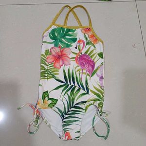 New Kids Flamingo Tropical Swimsuit Set 4 to 6 yrs