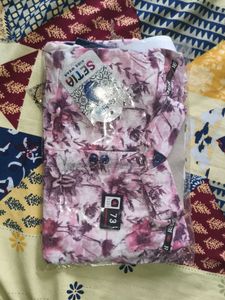 Cute Floral Print Top