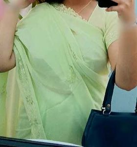 Elegant Light Green Embroidered Saree