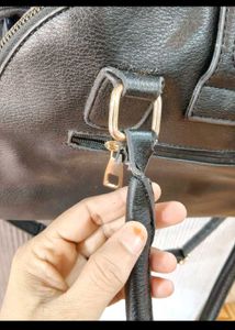 Chic Quilted Black Handbag