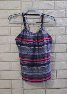 Bohemian Print Spaghetti Strap Tank Top