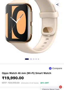 Oppo 46mm Android Smartwatch In New Like Condition