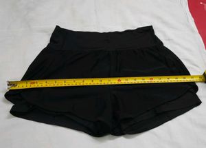 Coorun Black Women's Athletic Shorts