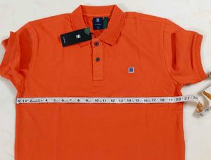 Men's Orange Polo Shirt