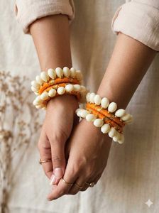 Boho Shell & Bead Bangles