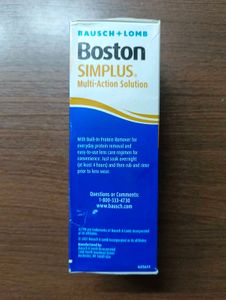 RGP LENS sol. - Boston Simplus Multi-Action So