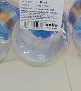 Cello Food Locker Set of 6