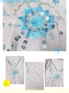 White Beaded Summer Top