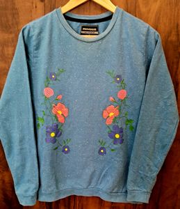 Blue Sweatshirt For Girls