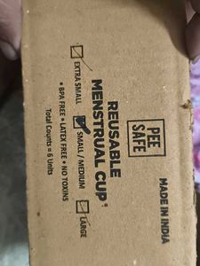 Pee Safe Reusable Menstrual Cup Large