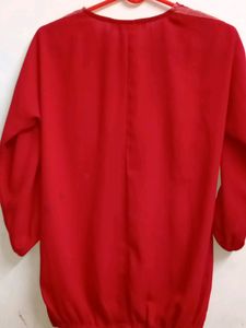Red Short Kurti