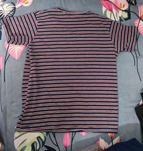 Striped Crew Neck T-Shirt