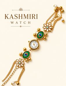 Elegant Kashmiri Peacock Watch