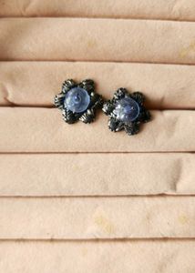 Sparkling Flower Stud Earrings