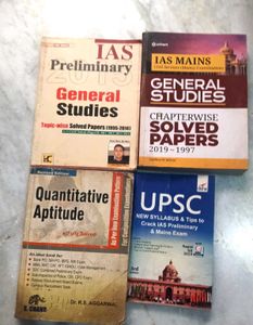 IAS & UPSC Exam Preparation Books