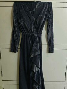 Elegant Velvet Maxi Dress