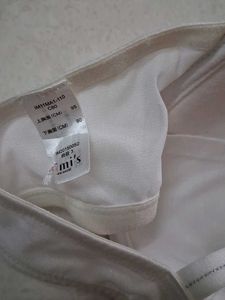 White Bra with Lace Detail