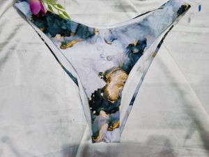 🇳🇿💫🎀Stylish Blue Marble Print Panty