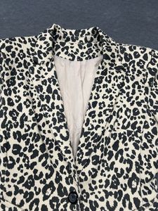 Leopard Print Blazer &amp; Pants Set