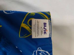 Blue Rocket Print Diaper