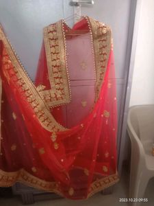 Stunning Bridal Lehenga With 2 Dupattas