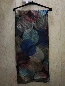 Colorful Circle Patterned Scarf