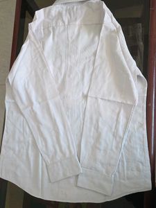 Classic White Men's Dress Shirt