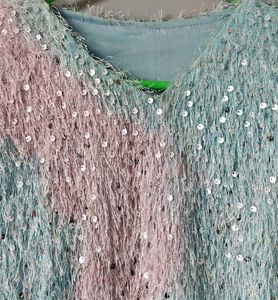 Sparkly Fuzzy Top