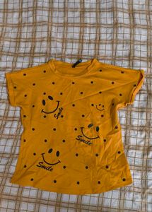 Yellow Smile Face T-Shirt