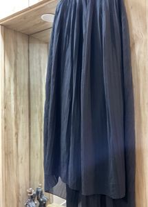 only brand Black Pleated Maxi Skirt