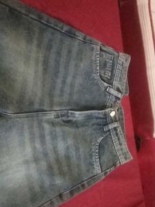 Classic Wash Denim Jeans.