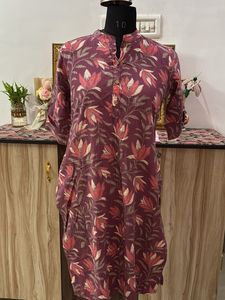 Floral Print Kurta