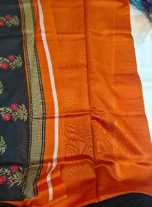 Elegant Printed Cotton Saree